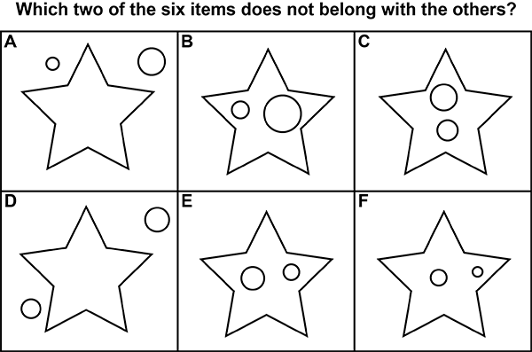 Abstract Reasoning question example